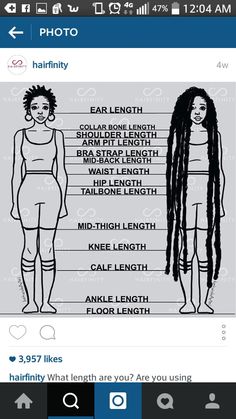 Hair Lengths Chart Braids, Hair Lengths Braids, Different Types Of Dreadlocks, Braiding Size Chart, Hair Parting Chart, Hair Inches Chart, Braid Size Chart, Braid Length Chart, Braiding Pattern For Box Braids