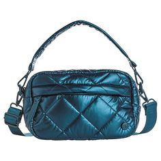 Samantha Brown To-Go Quilted Top Handle Bag Samantha Brown designed this travel crossbody as a practical and versatile bag, designed for women who prioritize convenience and functionality while on the go, especially during travel. This is especially useful for travelers who want quick and easy access to items like passports, tickets, or small personal items. This style is popular for its security and accessibility. The bag is designed to be used as a top -handle handbag (clips off with dog clips), shoulder bag, or crossbody bag with a variety of storage options and organization features. Features an adjustable strap that allows for a comfortable and hands-free carrying experience. Versatile Crossbody Camera Bag For On-the-go, Trendy Travel Camera Shoulder Bag, Blue Shoulder Bag With Cell Phone Pocket For On-the-go, Versatile Travel Shoulder Bag, Versatile Camera Bag For On-the-go, Travel Shoulder Bag With Removable Pouch, Crossbody Style, Versatile Crossbody Travel Bag With Zipper Closure, Travel Crossbody Shoulder Bag With Removable Pouch, Versatile Crossbody Travel Bag With Zipper