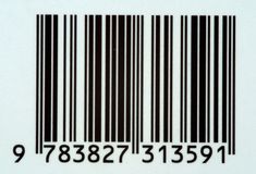 a bar code with the number nine on it