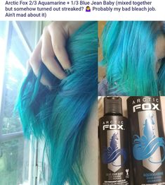 Arctic Fox Aquamarine, Dyed Hair Inspiration, My Bad