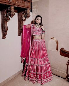 Fabric Details :- 

Lehenga :- 
Fabric :- Slub Silk (Semi-stitched)
Work :- Thread & Paper Mirror Work With Can Can Attach
Flair :- 3.5 Meter 

Blouse :- 
Fabric :- Slub Silk (Un-stitched)
Work :- Thread & Paper Mirror Work All Over Front and Back 

Dupatta :- 
Fabric :- Net 
Work :- Thread & Paper Mirror Work

Weight :- 1.600 Kg

#lehenga #lehengacholi #indiandress #indianwedding #indianoutfits #partywear #sabyasachilehnega #bridesmaiddress #bollywoodfashion #bollywoodlehnega #weddingguestdress