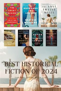 the best historical fiction of 2014 is in front of an image of a woman with her back to the camera