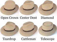 Types Of Mens Hats, Der Gentleman, Mens Hats Fashion, Mens Hats, Chapeau Cowboy, Fashion Vocabulary, Retro Mode, Men's Hats, Fashion Menswear