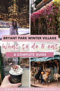 what to do and eat at bryant park winter village