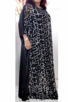 Size(in) Bust Waist Length One size 78.7 78.7 59.0 African Gowns, Gown Designs, Latest Dress For Women, Latest Dresses, New Dresses, Hoco Dresses, Date Outfits, Dresses To Wear To A Wedding, Loose Dress