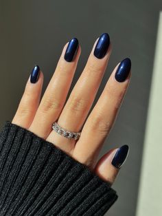 Shop our Influencers' top picks on Amazon Dark Blue Shiny Nails, Navy Chrome Nails Almond, Dark Blue With Chrome Nails, Dark Blue Shimmer Nails, Dark Blue Metallic Nails, Navy Nails Chrome, Dark Blue Crome Nails, Midnight Blue Chrome Nails, Sparkly Navy Nails