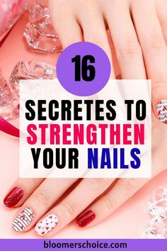 Make Nails Stronger, Nail Painting Tips, Nail Maintenance, Nails Stronger, Grow Long Nails, Natural Manicure, Make Nails, Improve Nutrition, Weak Nails