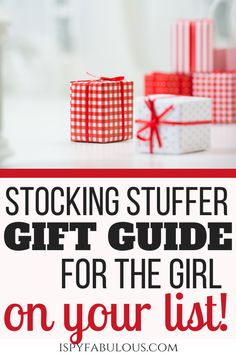 red and white checkered boxes with the text subscription box gift guide for everyone on your list