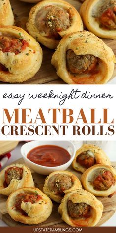 Meatball Crescent Rolls Crescent Rolls And Meatballs, Easy Dinners With Crescent Rolls, Meatballs And Crescent Rolls, Meatballs In Crescent Rolls, Crescent Rolls Recipes Dinner, Ground Beef Recipes With Croissants, Crosaint Recipes Easy Dinner, Crescent Roll Meatball Recipes, Crescent Dinner Recipes