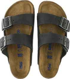 Classic Leather Footbed Sandals, Classic Leather Double Strap Footbed Sandals, Casual Black Suede Footbed Sandals, Classic Suede Sandals With Leather Footbed, Black Leather Footbed Sandals With Cork-bed Midsoles, Classic Black Footbed Sandals With Leather Footbed, Birkenstock Styles, Black Birkenstock, Calf Muscles