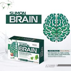 an advertisement for the sunon brain product