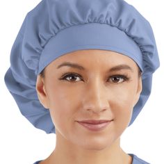 Blue Professional Working Wear Cap/Hat With Simple Cool Comfortable Spandex Fit Nursing, Chef, Scrub Stylish Frame Premium Purpose: Simple Cool Comfortable Fit That Allows Room For Your Hair In An Elastic Back For Full Coverage With Fixed Stylish Front Brim To Frame Your Face Features: Classic Relaxed Fit - Breathable, Fade Resistant Style: Bouffant Or Puffed Out Material: 75%Polyester, 22%Rayon, 3%Spandex Pattern: Scrub Cap Has A Fixed Front Brim Color: Blue Manufacture: Advantage Size: One Siz Industrial Laundry, Mermaid Hat, Distressed Hat, Scrub Caps Surgical, Reebok Women, Pink Hat, Blue Hat, Scrub Cap, Black Rhinestone