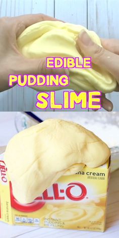 Pudding Slime Recipe, Pudding Slime, Edible Slime, Amazing Crafts, Kid Experiments, Kids Valentines, Diy Event, Slime Recipe