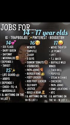 Jobs For 16 Yrs Old, Jobs For 12, Astro Daughter, Summer Jobs For Teens, Queen Tips, Striper Outfits, Summer Job