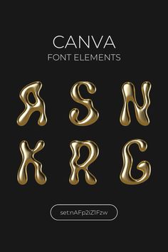 the font and numbers are made up of gold metal letters, which appear to be shaped like