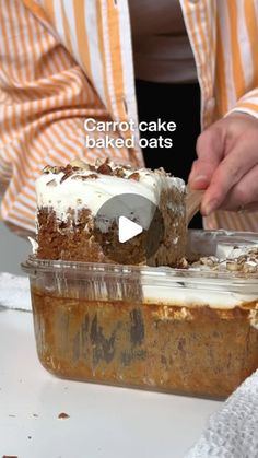 Rose Maclean • Sports Dietitian, APD on Instagram: "Surprise 😏… with over 35 MILLION views and more reviews than I can count, your favourite recipe of 2024, is of course..

My viral carrot cake baked oats recipe 😍🥕 

I just wanted to say thank you, from the bottom of my heart, for all your support this year — whether it’s a like, comment, re-sharing, recreating one of my recipes, or simply spreading the word. It truly means the world to me, and I wouldn’t be where I am today without your support. I can’t wait to see what 2025 has in store! Happy New Year’s Eve, friends! ✨

AND In case you’re yet to make this, here’s what you’ll need: 
RECIPE 👇🏼
Ingredients: 
2 med ripe bananas, mashed
2 cup rolled oats
~30g vanilla plant protein powder
OR 1/4 cup wholemeal plain flour*
1/2 tsp cinnamo