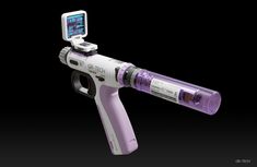 ArtStation - injection gun, A Guang_Ray Cyberpunk Technology, Gadget Tecnologici, Medical Tech, 3d Cinema, Sci Fi Props, Sci Fi Tech, New Technology Gadgets