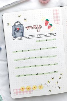 Bullet Journal Monthly Calendar, Bullet Journal Month, Journal Calendar, Album Journal