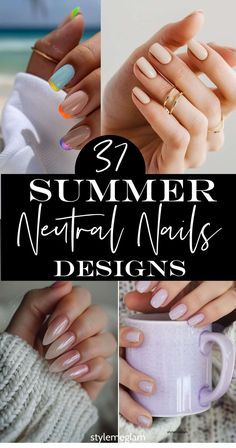 Get your nails ready for fall with these cozy and warm designs! 🍂 Think rich colors and autumnal patterns that perfectly capture the season. #NailInspo #FallNails Neutral Nails For Spring, Tan Summer Nails, Minimalist Beach Nails, Summer Nude Nails 2024, Simple Neutral Summer Nails, Sand Color Nails, Professional Summer Nails, Summer Neutral Nail Colors, Neutral Nails Summer 2024