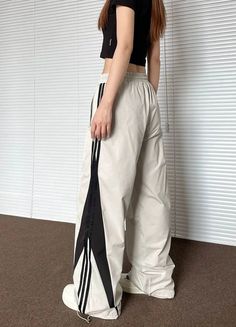 Size (in cm) S M L XL Length 104 106 108 110 Waist 64 68 72 76 Hip 100 104 108 112 Cuff 57 59 61 63 More Sizing Information Below Modesty Outfits, Fashion Sketches Dresses, Fashion Vocabulary, Sketches Dresses, Cute Pants, Japanese Street, Easy Trendy Outfits, Japanese Street Fashion, Fashion Hacks Clothes