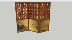 Large preview of 3D Model of Chinese Room Divider Chinese Room Divider, Chinese Room, 3d Warehouse, Divider, Room Divider, Models, Home Decor, Home Décor