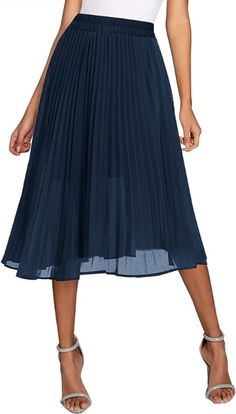 【Elastic High Waist】: High elastic waistline, easy to wear and comfortable fit. Streamlined, swinging lines. Fashion midi skirt. Finely tailored hem for all day comfort 【Style】: Elegant casual, black/leopard high waist, elastic waist, animal print skirt. Casual pleated MIDI skirt, elegant appearance, lined, opaque. 【Match】: Animal print / pure black midi skirt. Two different styles. midi chiffon skirt is very suitable for matching vest, shirt and high heels. It is suitable for all seasons. 2023 Lookbook, Navy Midi Skirt, Easter 2023, Pleated Chiffon Skirt, Animal Print Skirt, Black Midi Skirt, Yellow Fabric, Chiffon Skirt, Pleated Midi Skirt