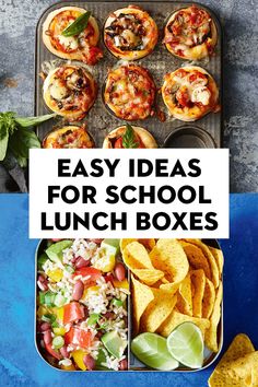 easy ideas for school lunch boxes