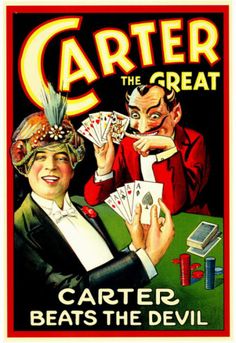 an old paperback book with two men playing cards on the front and one man smiling