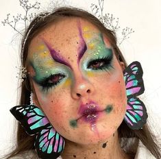 Mekap Mata, 20 Makeup, Butterfly Makeup, Barbie Makeup, Swag Makeup, Smink Inspiration, Horror Movie Characters, Makeup Styles, Beauty Guru