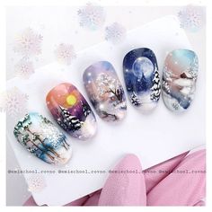 New Years Nail Designs, Fingernail Designs, Seasonal Nails, Nail Art Designs Diy, Holiday Nail Art, Nail Art Designs Videos, New Year's Nails