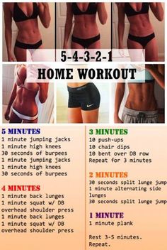 a woman's six minute home workout plan with pictures of her waist and back