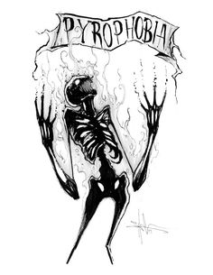 a black and white drawing of a skeleton holding a sign that says propopia