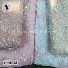 ➤ Color : Pastel Green,Pink, Beige, Blue ➤ Width :  44 Inches ➤ Hand Feel : It is soft  drapery fabric (Georgette) ➤ Listing for 1 Yard of fabric. **Indian Embroidered sari silk Georgette fabric ** Indian Embroidery Sewing DIY Crafting Women Summer Dresses Costumes Tote Bag Home Decor Curtains. Indian Floral Fabric, Embroidered Fabric,  Dress Material Fabric, Home Furnishing Fabric. You can use this fabric to make dresses, tops, Crafting, Drapery, Home Décor, Outdoor, Quilting, Sewing, General, Georgette Material Fabrics, Pink Embroidered Fabric With Dori Work For Reception, Embroidered Pink Fabric For Party, Pink Embroidered Party Fabric, Festive Pearl Embroidered Fabric For Celebrations, Festive Celebration Pearl Embroidered Fabric, Pink Sequin Fabric For Festive Celebrations, Pink Unstitched Embroidered Fabric For Wedding, Unstitched Pink Embroidered Fabric With Dori Work