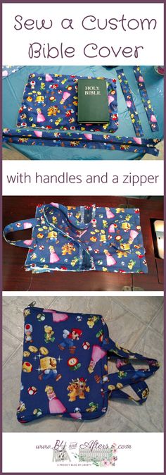 the instructions for how to sew and custom table covers with handles and zippers