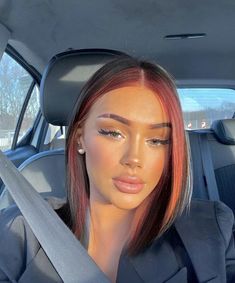 Hair Color Streaks, Hair Color Auburn, Burgundy Hair, Hair Color And Cut, Auburn Hair, Hair Inspiration Color, Hair Inspo Color