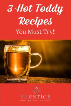 a cup of hot tea with the words, 3 hot today recipes you must try