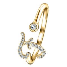 A must-have in the current personalisation trend. This collection of unique Illustrious alphabet letters, by Hasbani Diamonds London, is made of gold and Natural Diamonds with a British Hallmark. Elegant timeless fancy script initial - F - ring personalised for you. Available in all 26 letters for you to pick your own initial. Thoughtful and Ideal special gift for someone you care about, or just treat yourself! You don’t need a reason to sparkle! Gemstone: Natural Diamond Total Diamond Weight: 0 Initial F, F Letter, Fancy Script, Jewellery Diamond, Letter Ring, Retro Ring, Initial Jewelry, Alphabet Letters, Rose Gold Diamonds