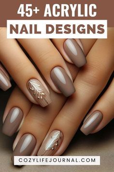 Minimalist Nail Art Designs Simple, Nails Neutral Design, Neutral Nails Colors, Fall Manicure Nails, Fall Bridesmaid Nails, Simple Fall Nail Colors, Neutral Nail Art Designs, Bow Nail Designs, Trend Nails