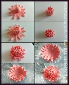 Cake Decorating Flowers, Sugar Paste Flowers, Fondant Rose, Sugar Flowers Tutorial, Fondant Flower Tutorial, Gumpaste Flowers, Fondant Cake Toppers, Fondant Tutorial, Gum Paste Flowers