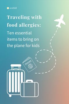 Traveling with kids who have food allergies? Discover the 10 must-have items to pack for a smooth and safe flight. Traveling Together, Safe Flight, Flying With Kids, Travel Cubes, Traveling With Kids, Emergency Care, On The Plane, Care Plans