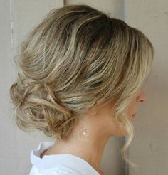 Volumized Short Hair Bun Low Bun Hairstyles, Prom Hairstyles For Short Hair, Bun Hair, Low Bun, Undercut Hairstyles, Trending Hairstyles, Short Hair Styles Easy