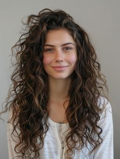 Explore Stylish Long Curly Hairstyles for Every Occasion Long Layered Curly Haircuts, Wavy Layered Hair, Long Curly Hairstyles, Beyonce Hair, Haircuts For Wavy Hair, Long Layered Haircuts, Brown Hair Balayage