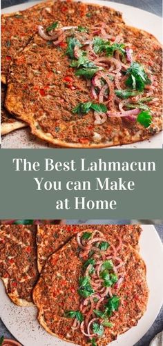 the best lambacin you can make at home is made with fresh herbs and spices