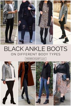 Winter Work Outfits For Women With Boots, Black Boots With Black Jeans, Black Jeans And Black Boots Outfit, 2023 Boots Outfit, Short Boot Outfits, Outfits With Booties Fall, Jeans With Booties Outfits, Black Jeans Work Outfit, Black Booties Outfit Fall