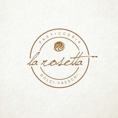 the logo for a restaurant called la rosita, which is located in italy