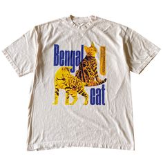 Bengal Cat Couple Tee Shirt Outfit Y2k Couple, Cartoon Leopard, Couple Fashion, Bengal Cat, Style Tops