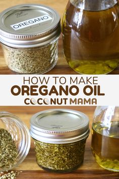 how to make an oregano oil from coconut oil and other essential oils for cooking