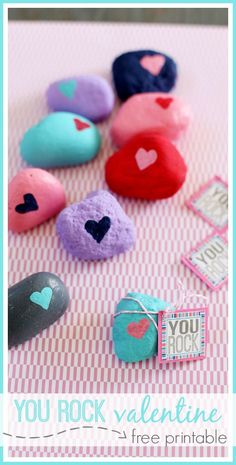 valentine's day crafts for kids to make with rocks