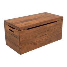 a wooden box with two drawers on top