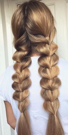 Hair Up Styles, Braids For Long Hair, Summer Hairstyles